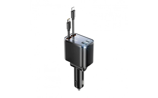 CAR CHARGER WITH CABLE 12-24V 30W